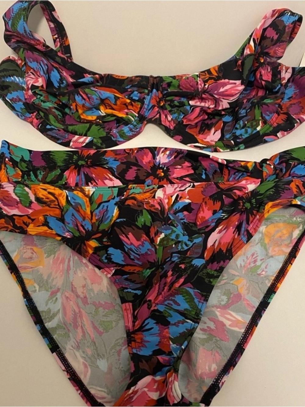 Swimsuit Pour Moi Flora Two-Piece Bikini Size 34H NEW 🇬🇧 UK